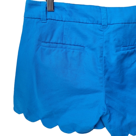 J.Crew Linen Blend Scallop Shorts Size 6 - Picture 5 of 15